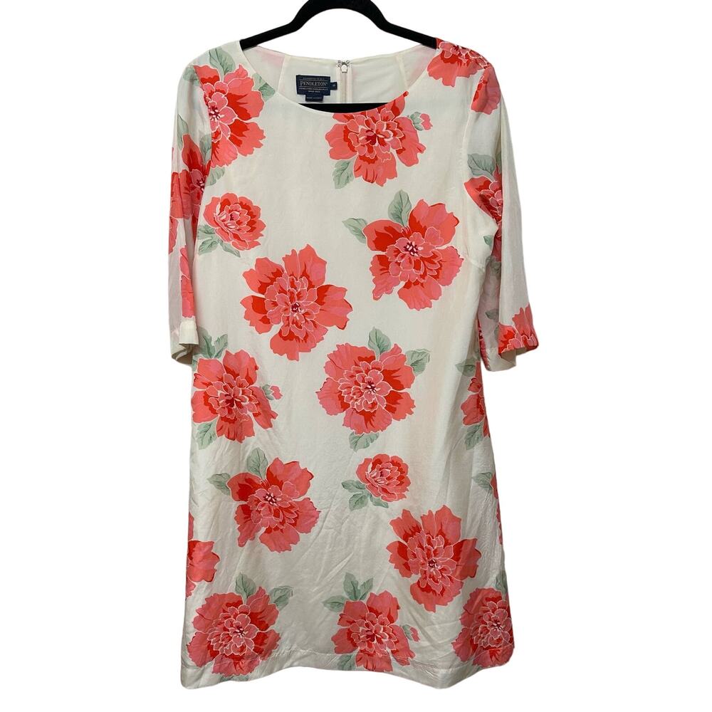 Pendleton Silk Flower Printed Dress Size 10